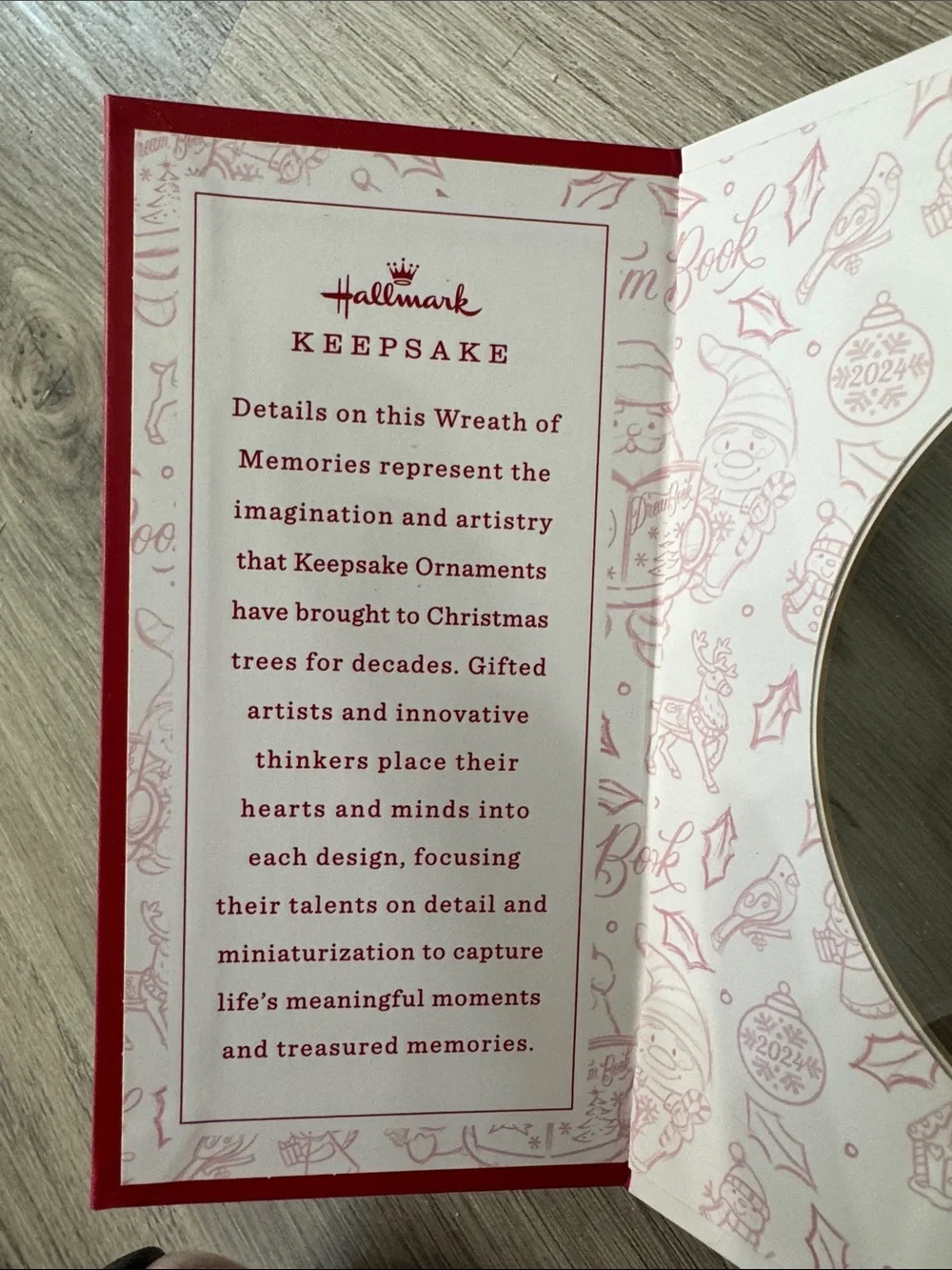 Hallmark Keepsake Santa, Elf & Penguin Wreath of Memories Ornament